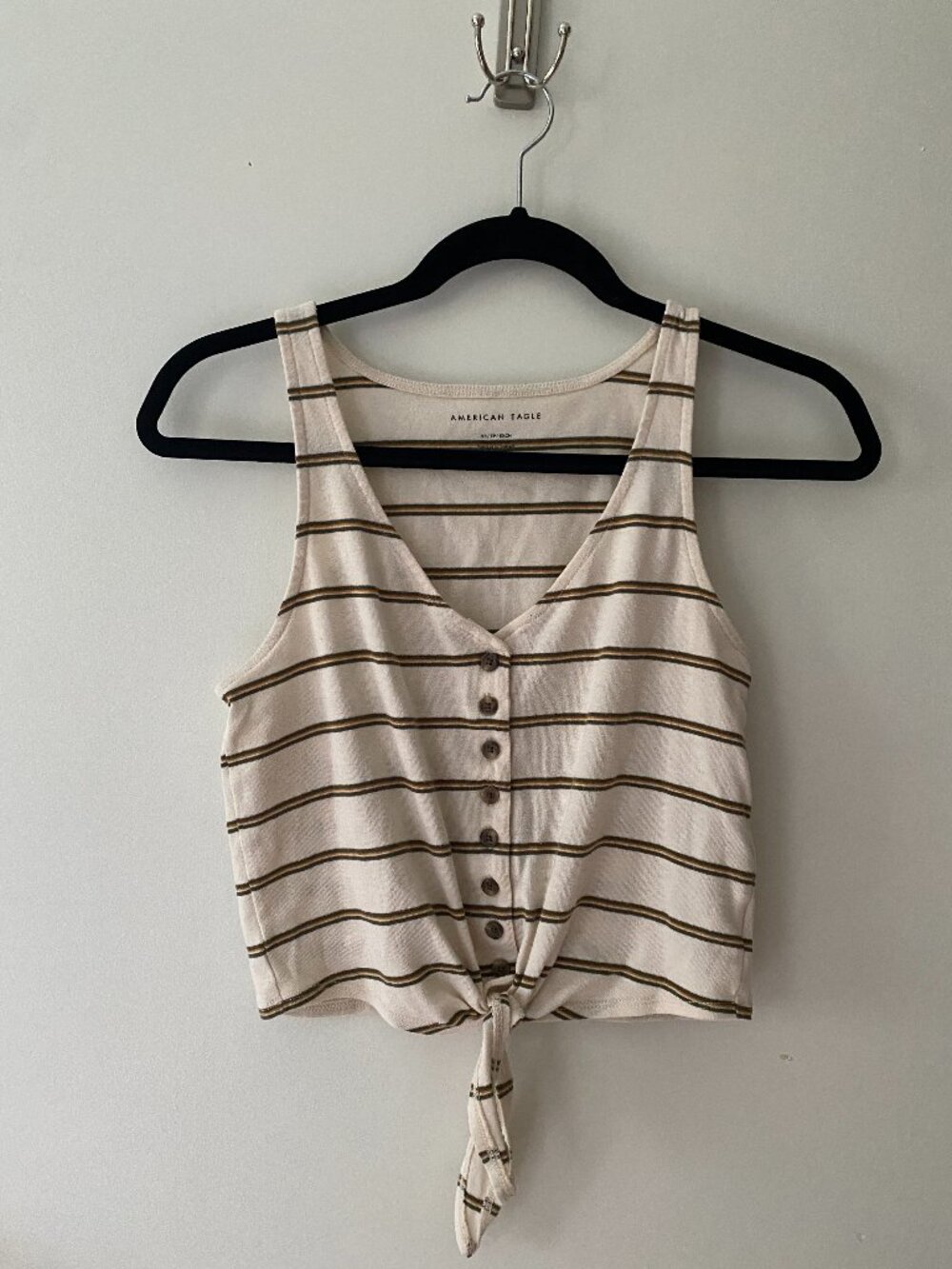 American Eagle Tie-Knot Tank